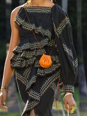 NWOT ULLA JOHNSON Arjun Top in Noir M $595